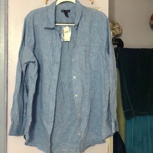 Women gap linen shirt